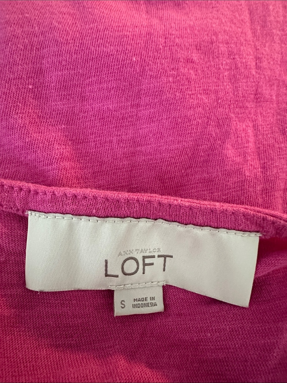 LOFT Fuchsia Pink Ruffle Sundress - Picture 5 of 6